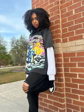Load image into Gallery viewer, Heart Of Artistry Peace Be Still Acid Wash Long Sleeve Shirt