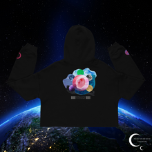 Load image into Gallery viewer, Heart Of Artistry Plentiful Universe Crop Hoodie