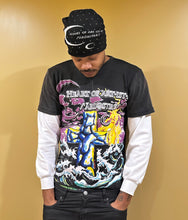 Load image into Gallery viewer, Heart Of Artistry Peace Be Still Acid Wash Long Sleeve Shirt