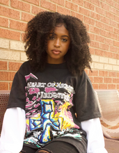 Load image into Gallery viewer, Heart Of Artistry Peace Be Still Acid Wash Long Sleeve Shirt
