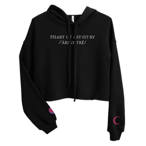Heart Of Artistry Plentiful Universe Crop Hoodie